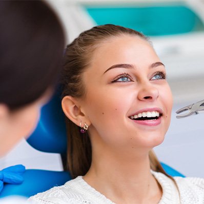 A tooth extraction in Huntington Beach, CA